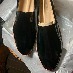 11W Lug Sole Patent Loafers Black by Naturalizer